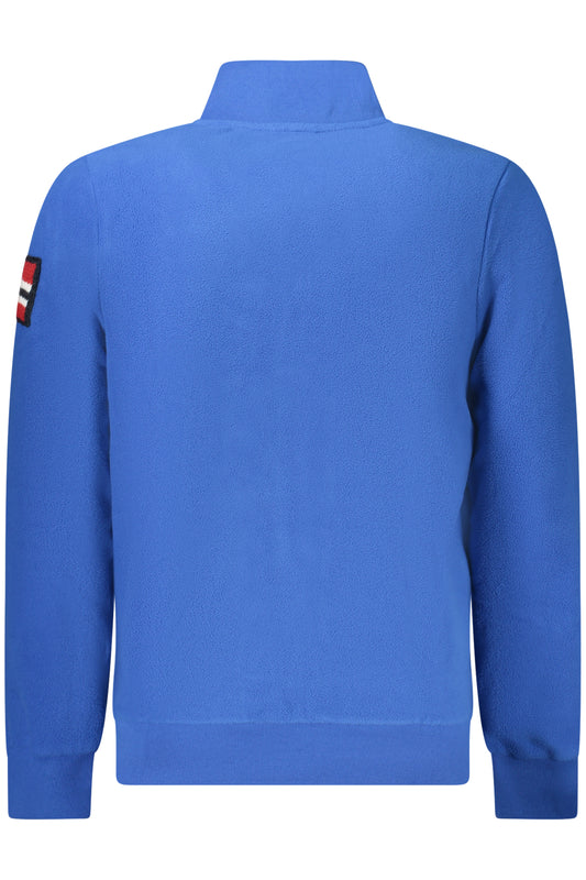 NORWAY 1963 FELPA CON ZIP UOMO BLU