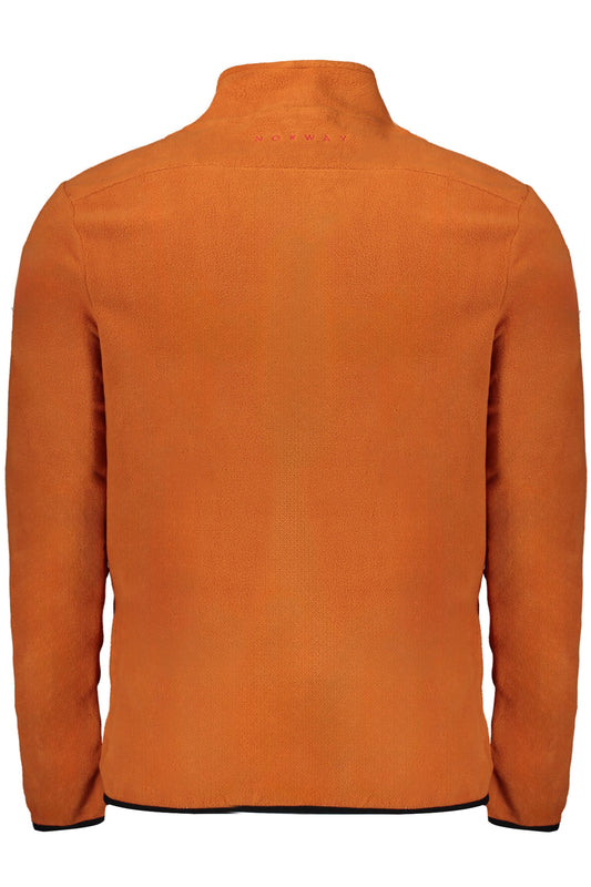 NORWAY 1963 FELPA CON ZIP UOMO MARRONE