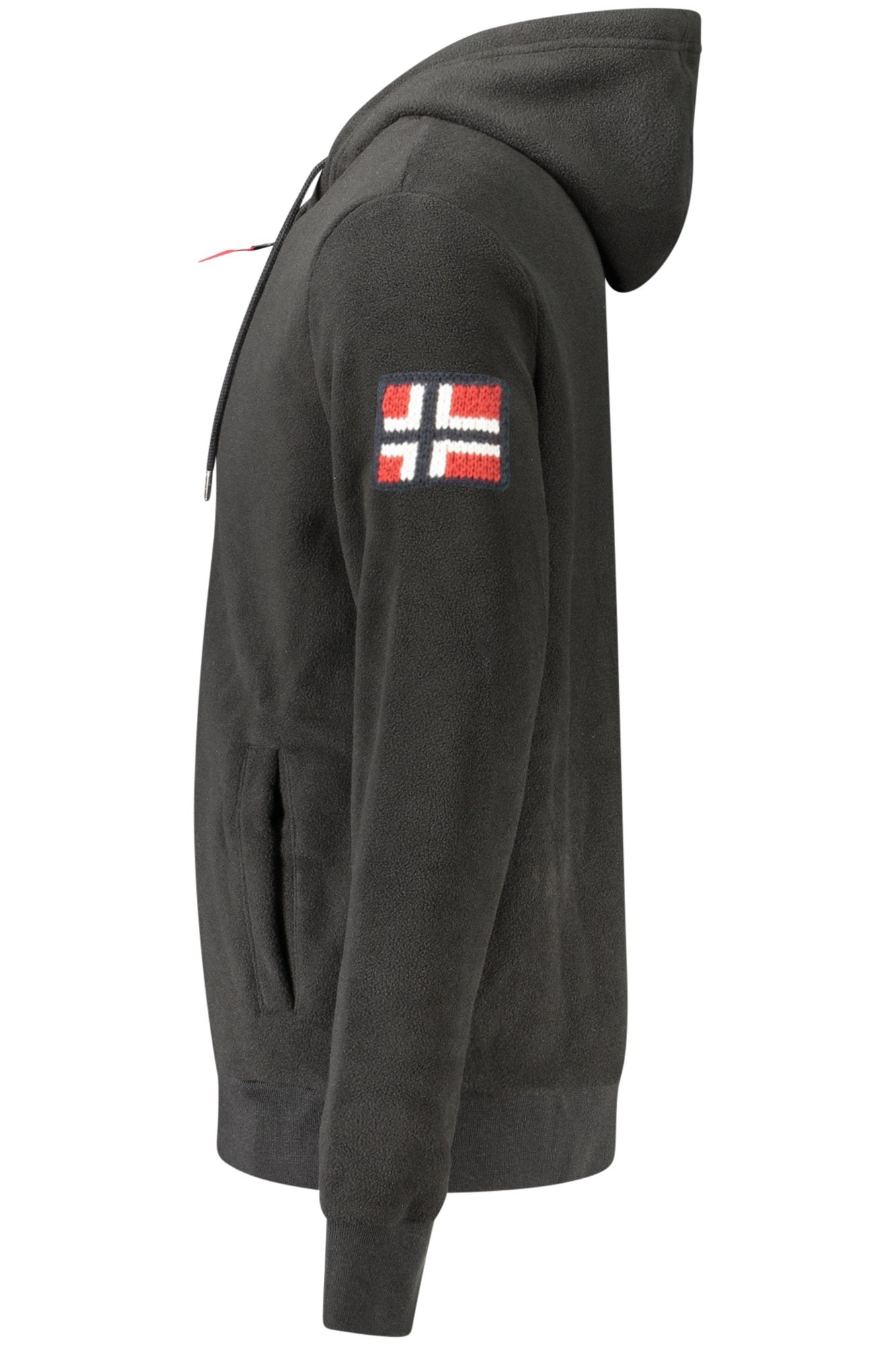 NORWAY 1963 FELPA CON ZIP UOMO NERO