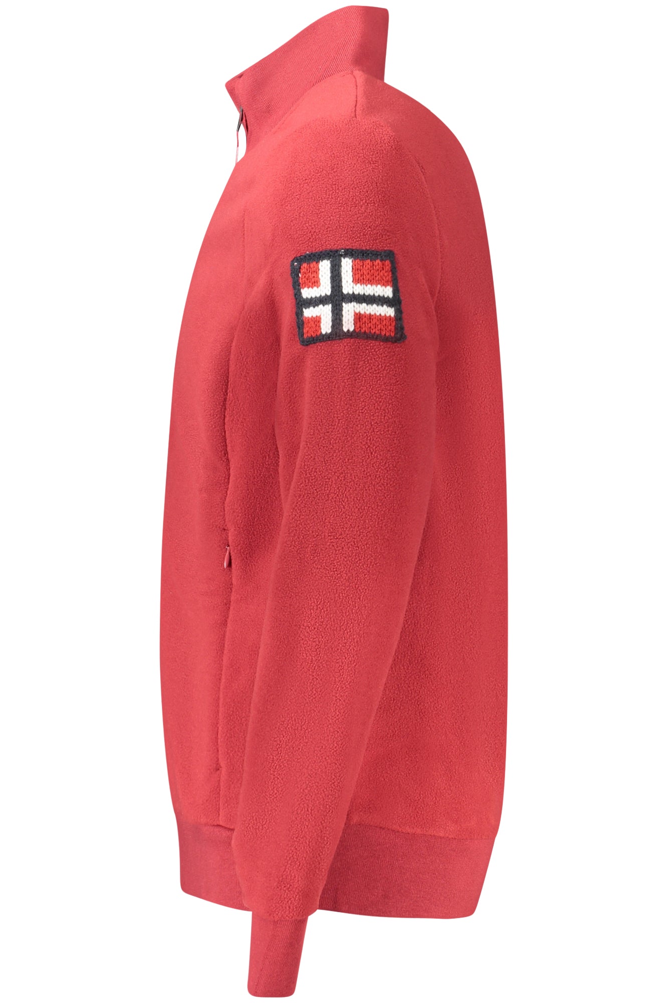 NORWAY 1963 FELPA CON ZIP UOMO ROSSO