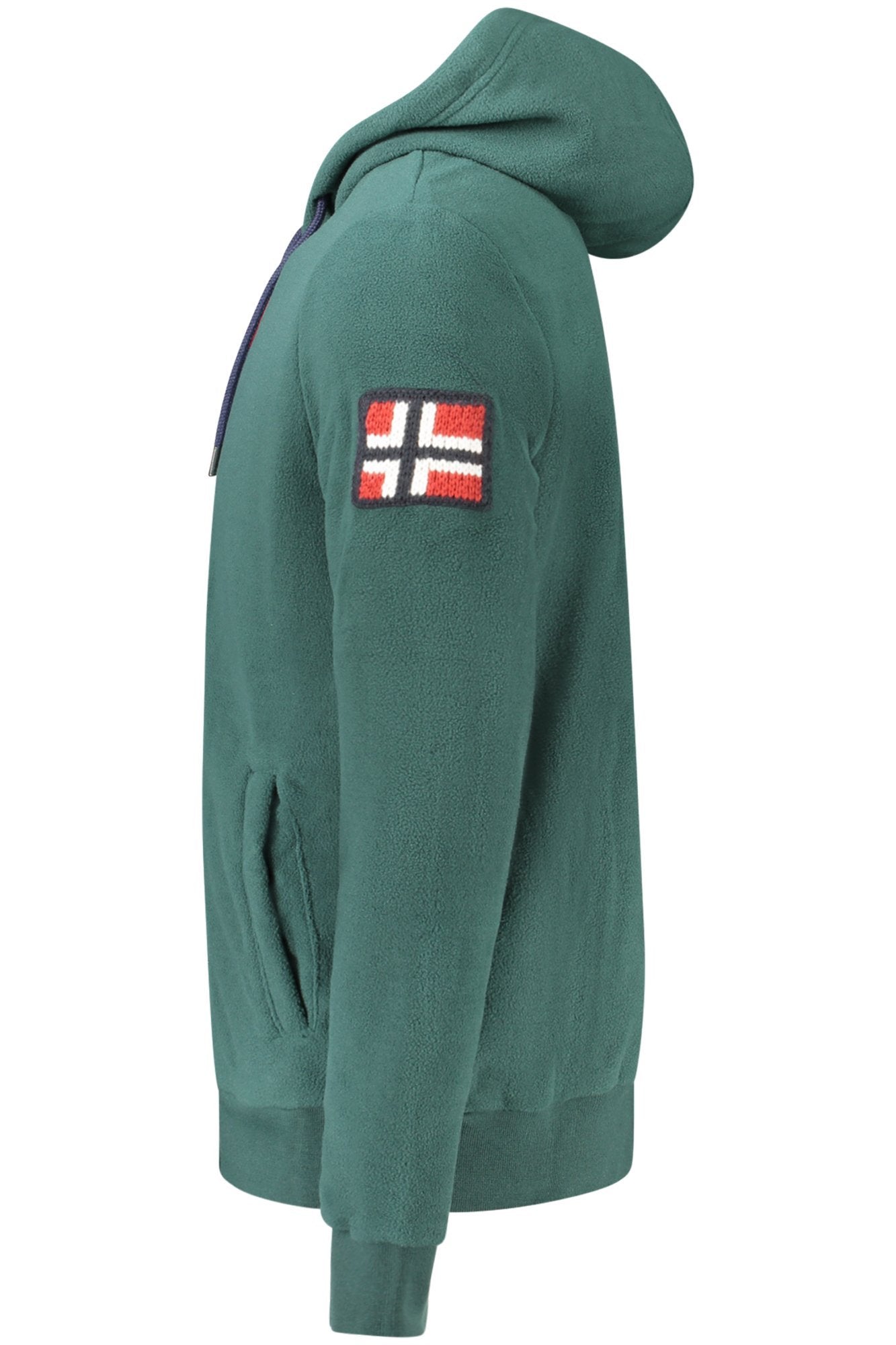 NORWAY 1963 FELPA CON ZIP UOMO VERDE