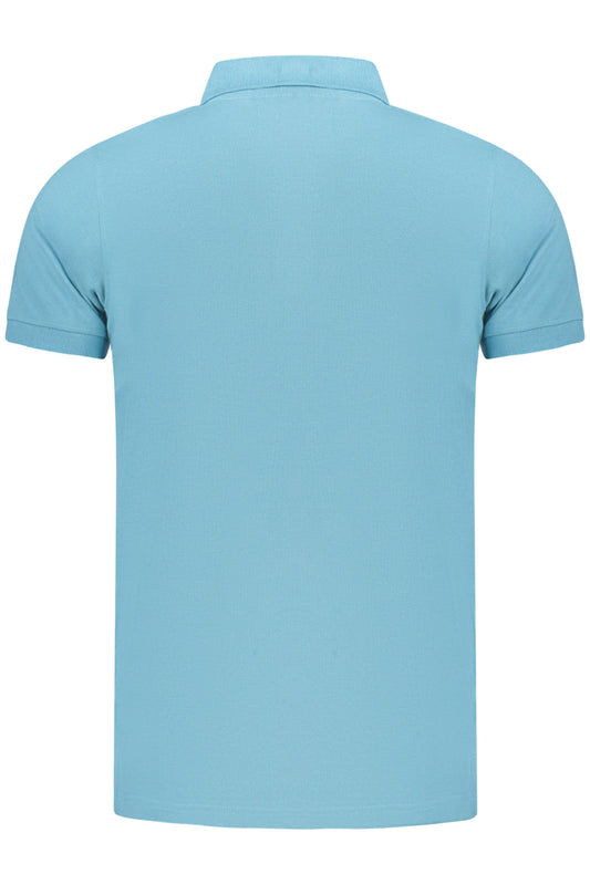 NORWAY 1963 POLO MANICHE CORTE UOMO AZZURRO