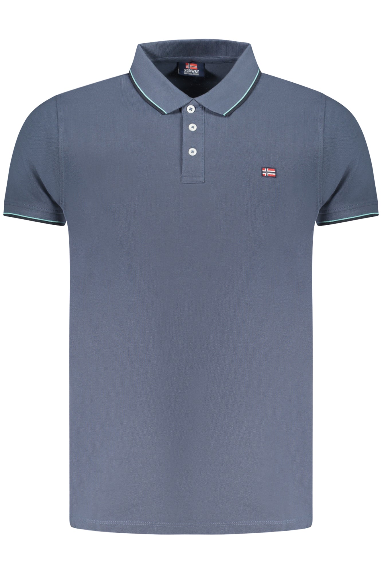 NORWAY 1963 POLO MANICHE CORTE UOMO BLU