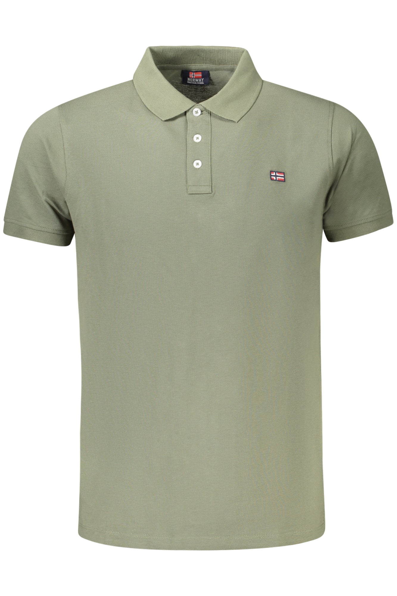NORWAY 1963 POLO MANICHE CORTE UOMO VERDE
