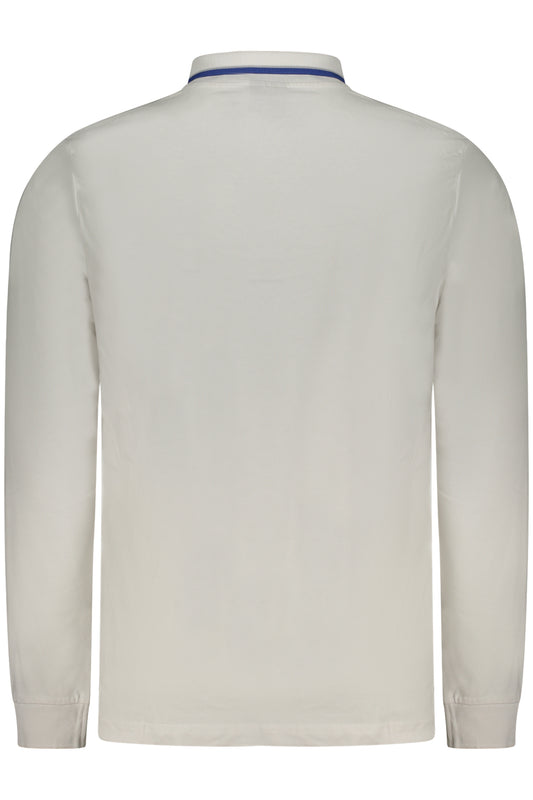 NORWAY 1963 POLO MANICHE LUNGHE UOMO BIANCO