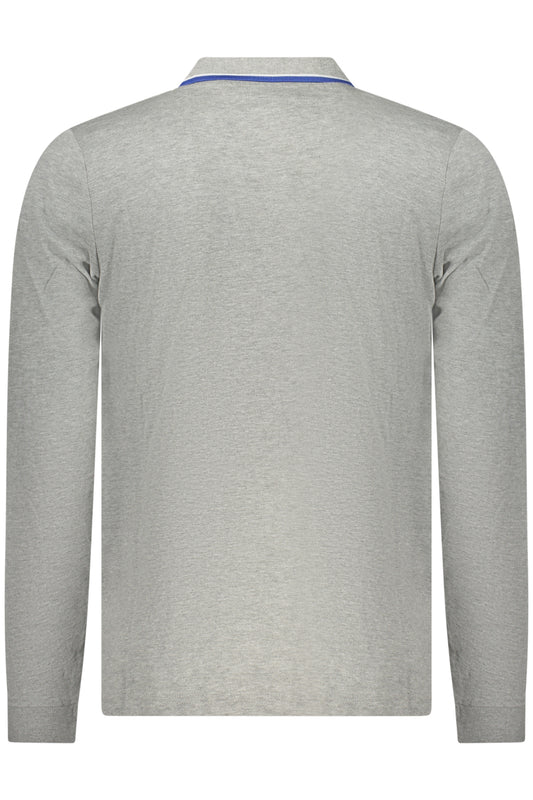 NORWAY 1963 POLO MANICHE LUNGHE UOMO GRIGIO