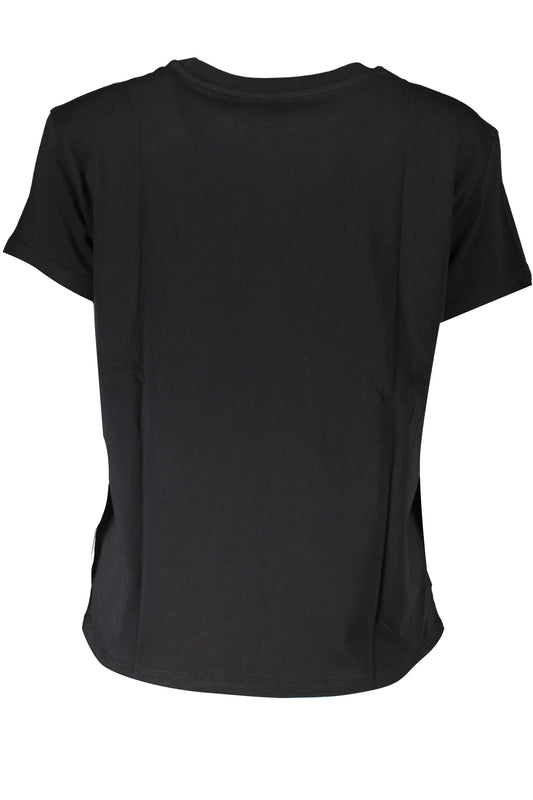PATRIZIA PEPE T-SHIRT MANICHE CORTE DONNA NERO