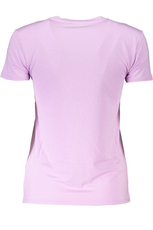 PATRIZIA PEPE T-SHIRT MANICHE CORTE DONNA VIOLA