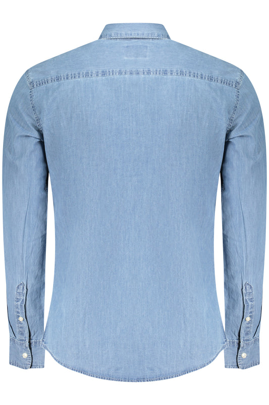 PEPE JEANS CAMICIA MANICHE LUNGHE UOMO AZZURRO