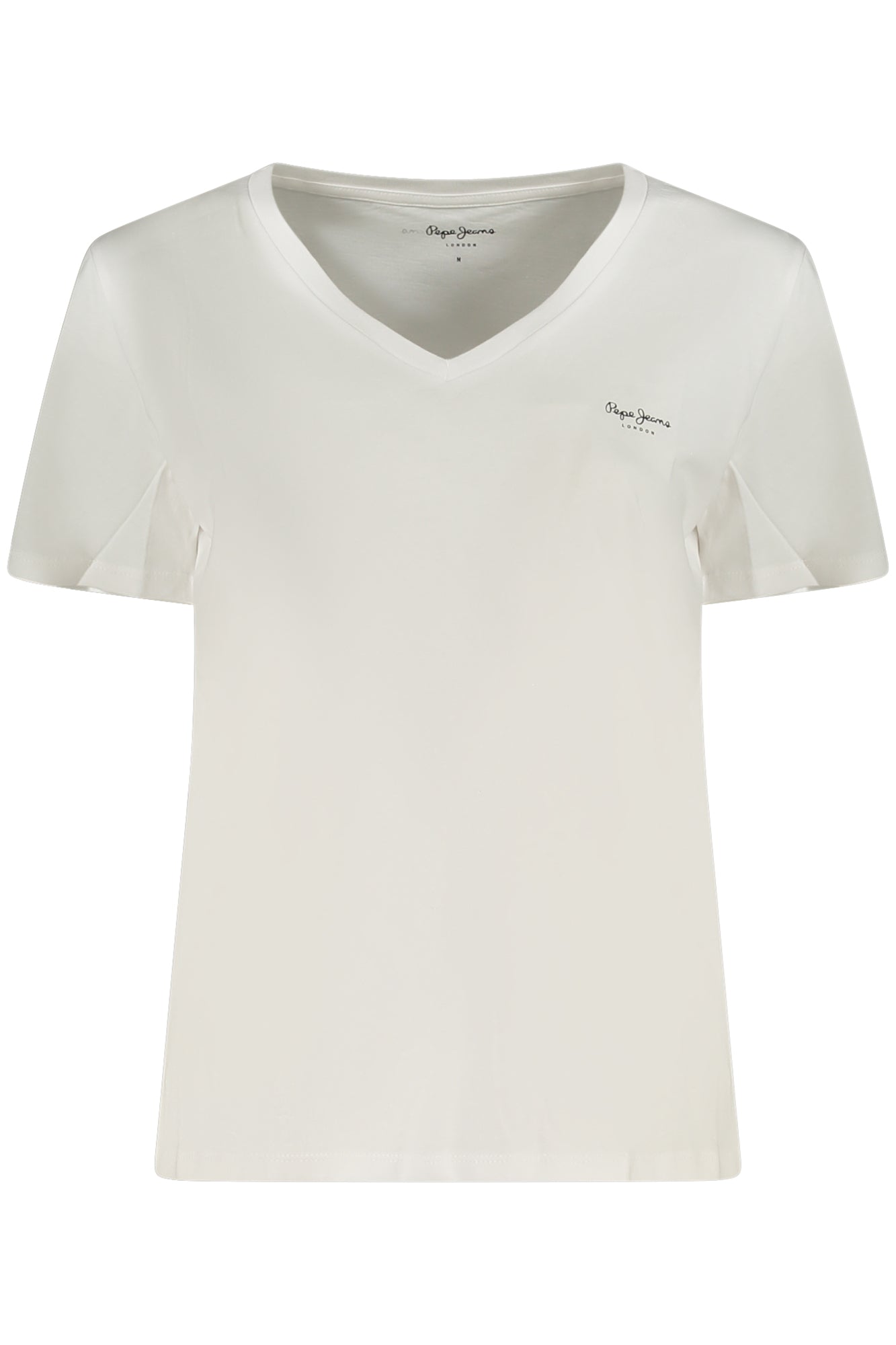 PEPE JEANS T-SHIRT MANICHE CORTE DONNA BIANCO