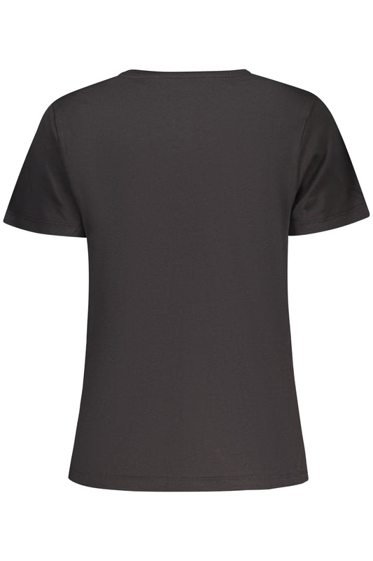 PEPE JEANS T-SHIRT MANICHE CORTE DONNA NERO