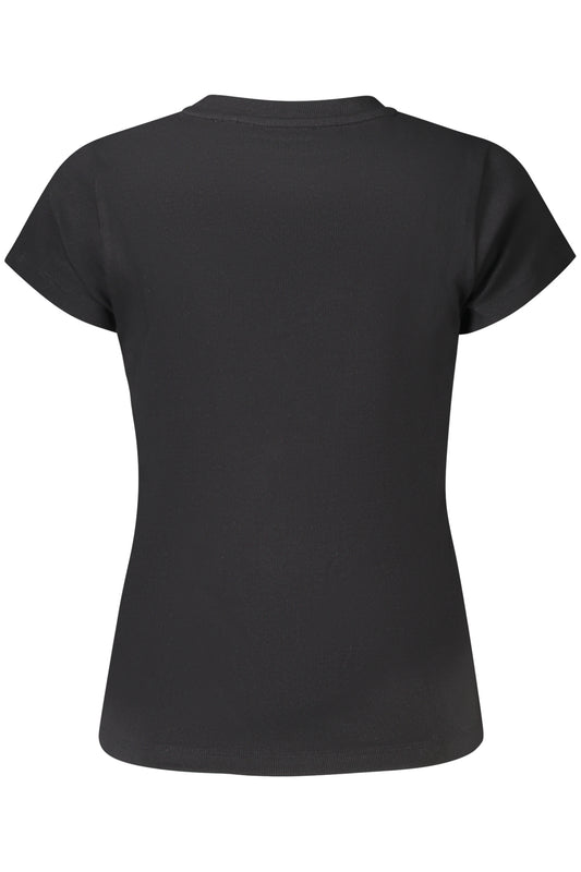 PEPE JEANS T-SHIRT MANICHE CORTE DONNA NERO