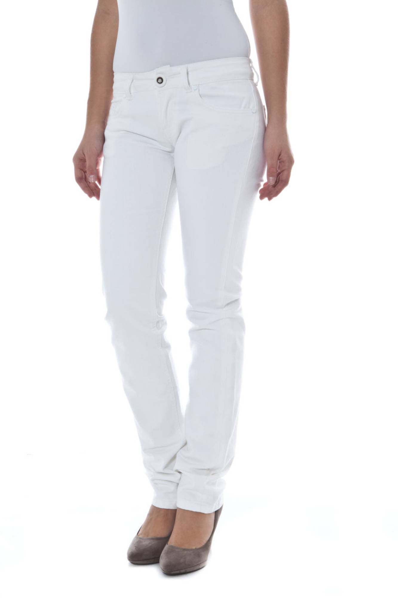 PHARD PANTALONE DONNA BIANCO