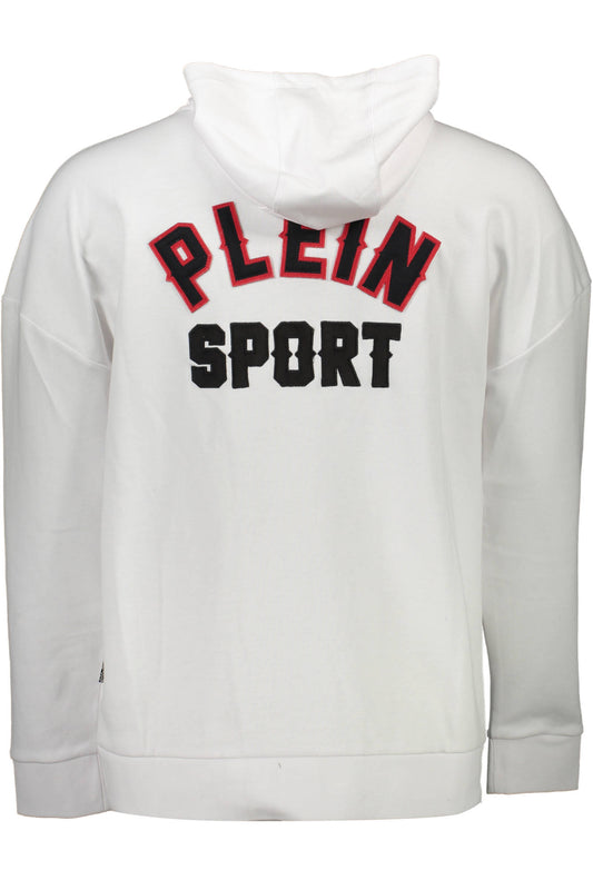 PLEIN SPORT FELPA CON ZIP UOMO BIANCO