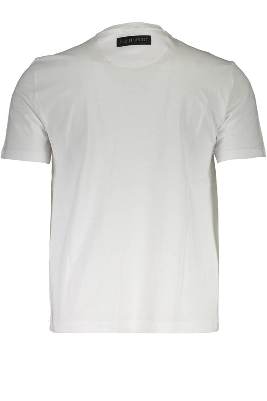 PLEIN SPORT T-SHIRT MANICHE CORTE UOMO BIANCO