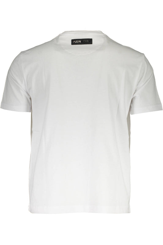 PLEIN SPORT T-SHIRT MANICHE CORTE UOMO BIANCO