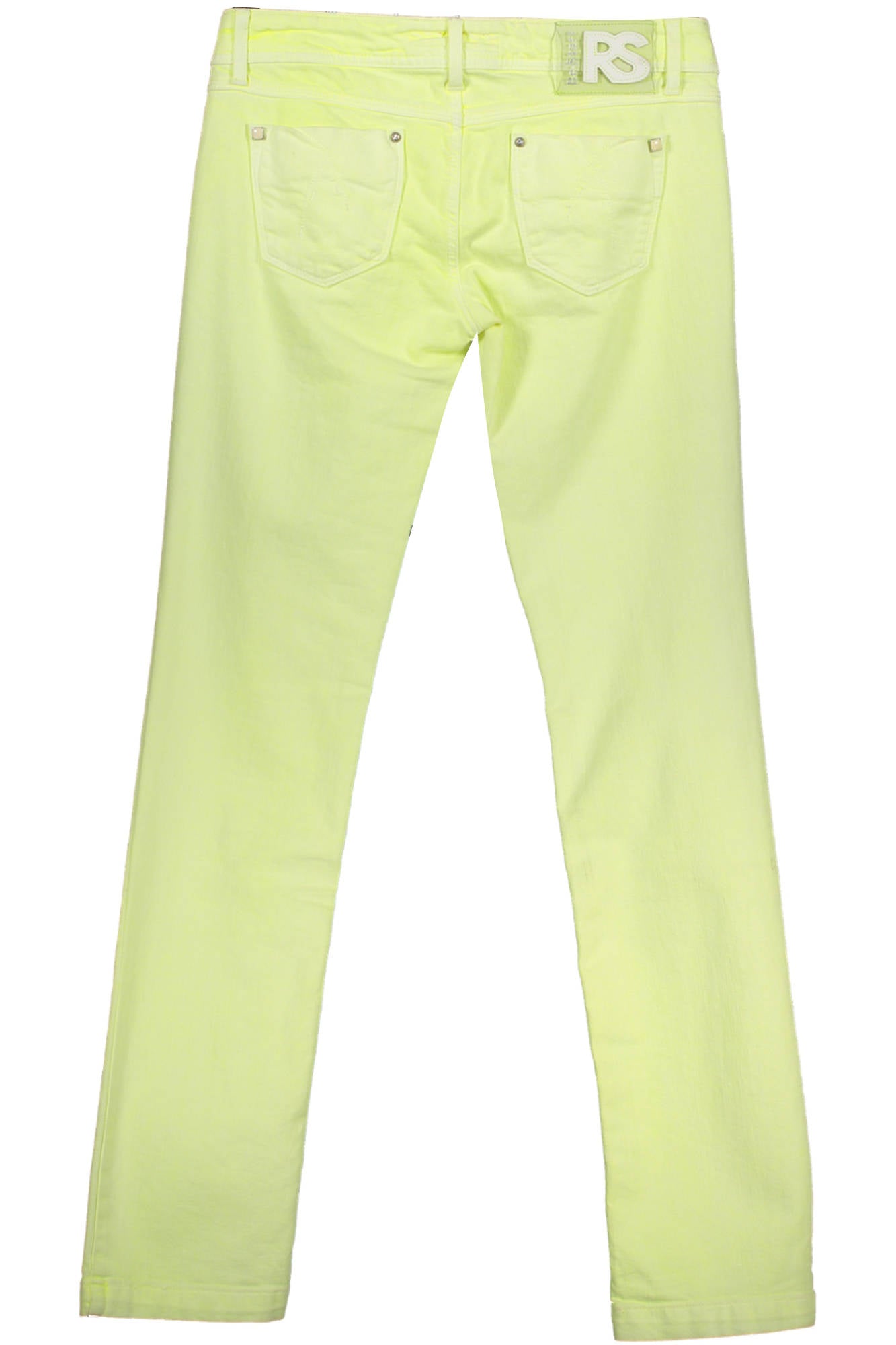 RE-START PANTALONE DONNA GIALLO