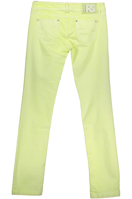 RE-START PANTALONE DONNA GIALLO