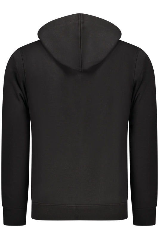 RIFLE FELPA CON ZIP UOMO NERO