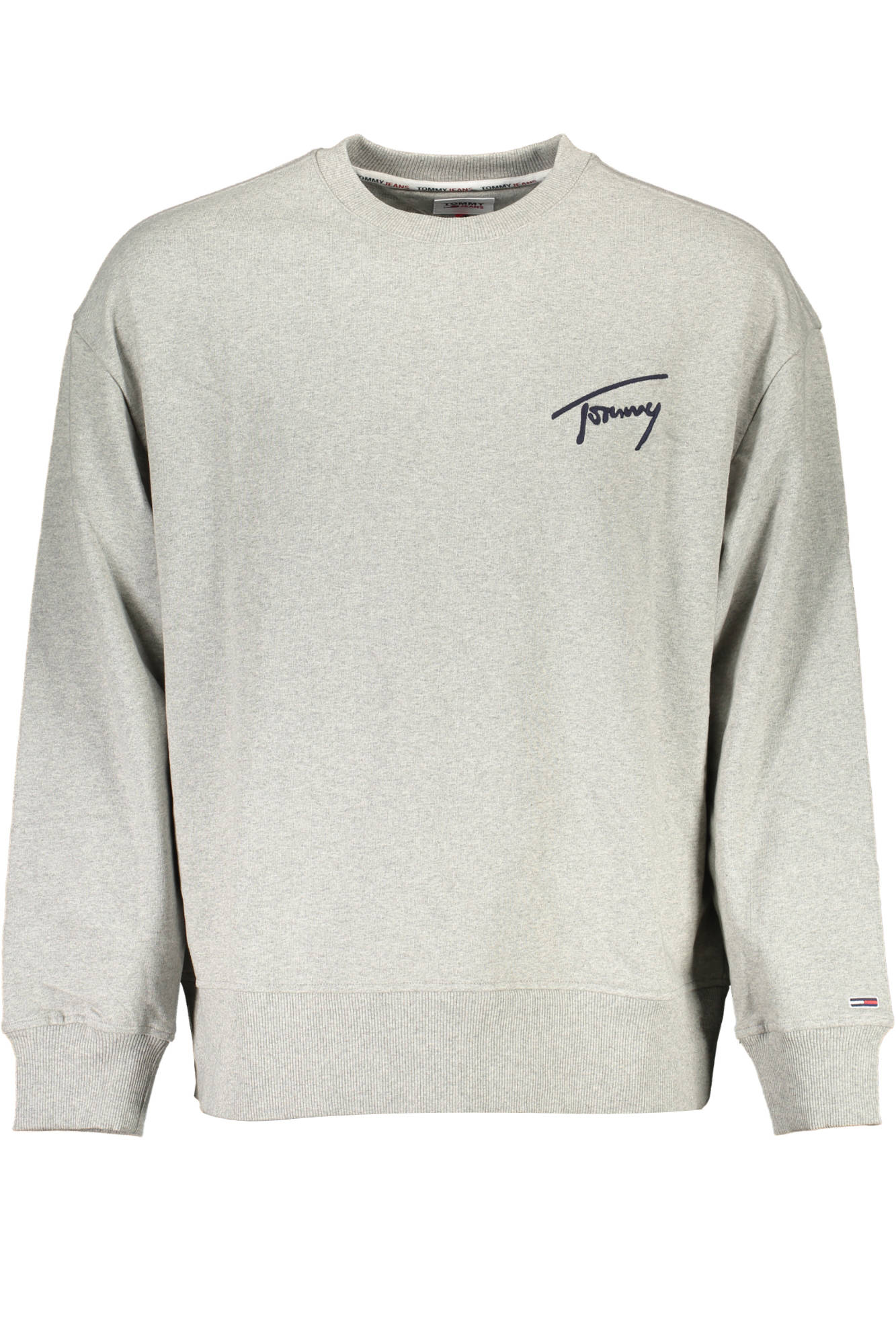 TOMMY HILFIGER FELPA SENZA ZIP UOMO GRIGIO