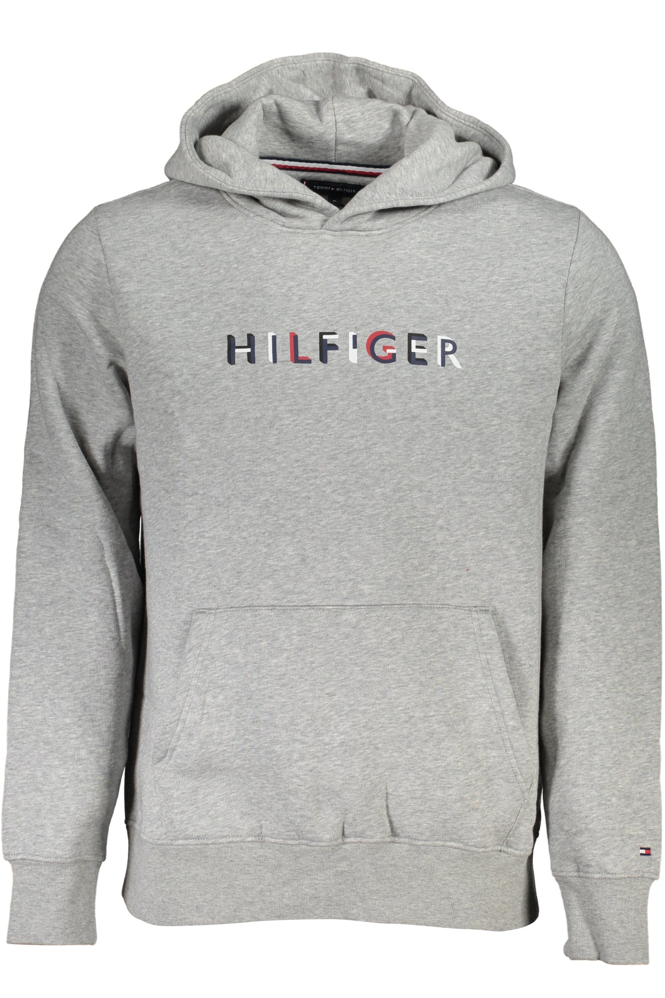 TOMMY HILFIGER FELPA SENZA ZIP UOMO GRIGIO