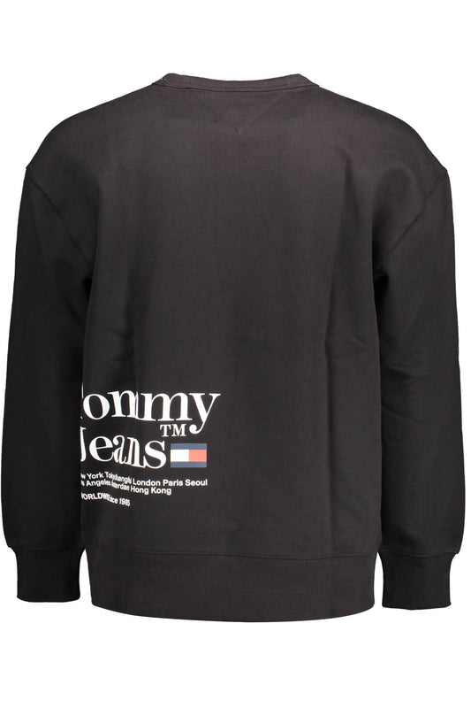 TOMMY HILFIGER FELPA SENZA ZIP UOMO NERO