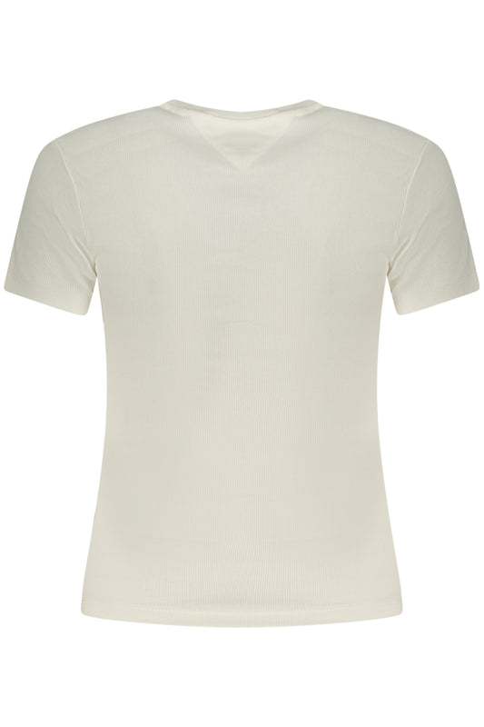 TOMMY HILFIGER T-SHIRT MANICHE CORTE DONNA BIANCO