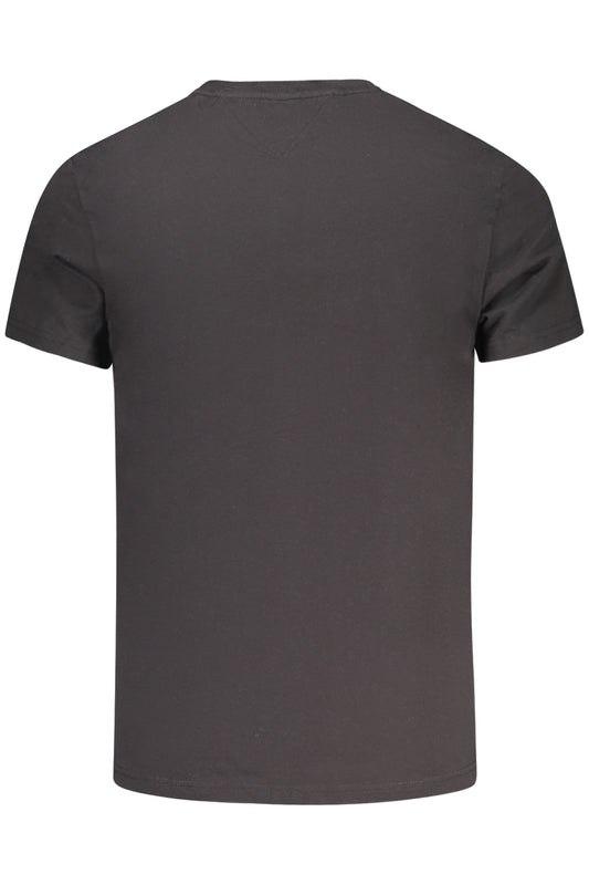 TOMMY HILFIGER T-SHIRT MANICHE CORTE UOMO NERO