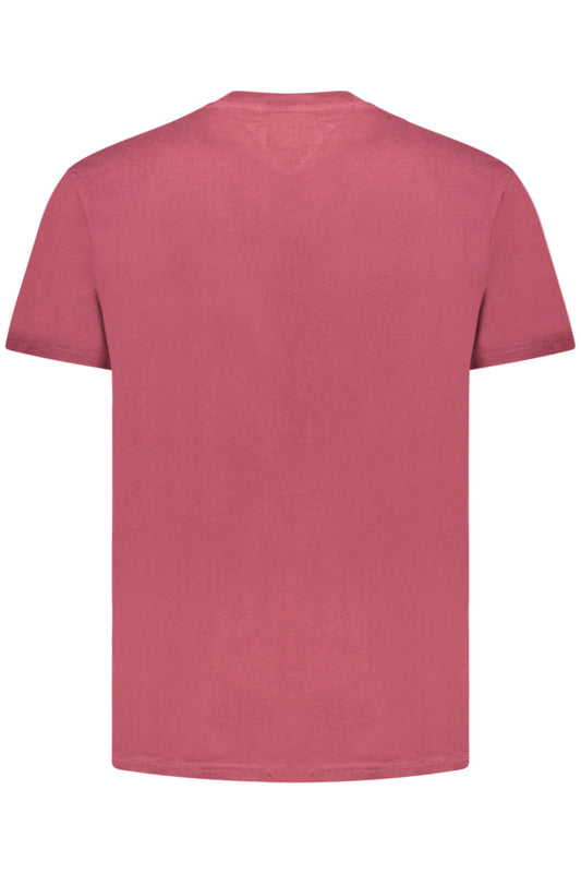 TOMMY HILFIGER T-SHIRT MANICHE CORTE UOMO ROSSO