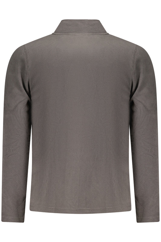 U.S. GRAND FELPA CON ZIP UOMO GRIGIO