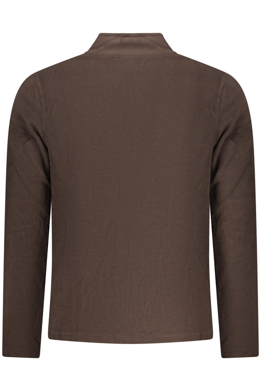 U.S. GRAND FELPA CON ZIP UOMO MARRONE