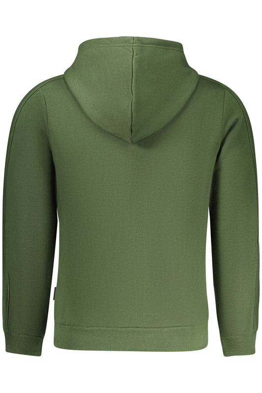 U.S. GRAND FELPA CON ZIP UOMO VERDE