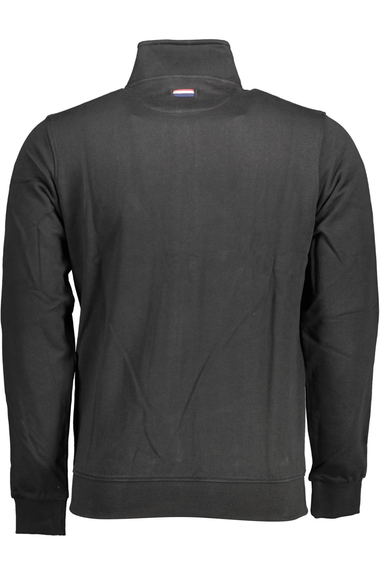 U.S. POLO FELPA CON ZIP UOMO NERO