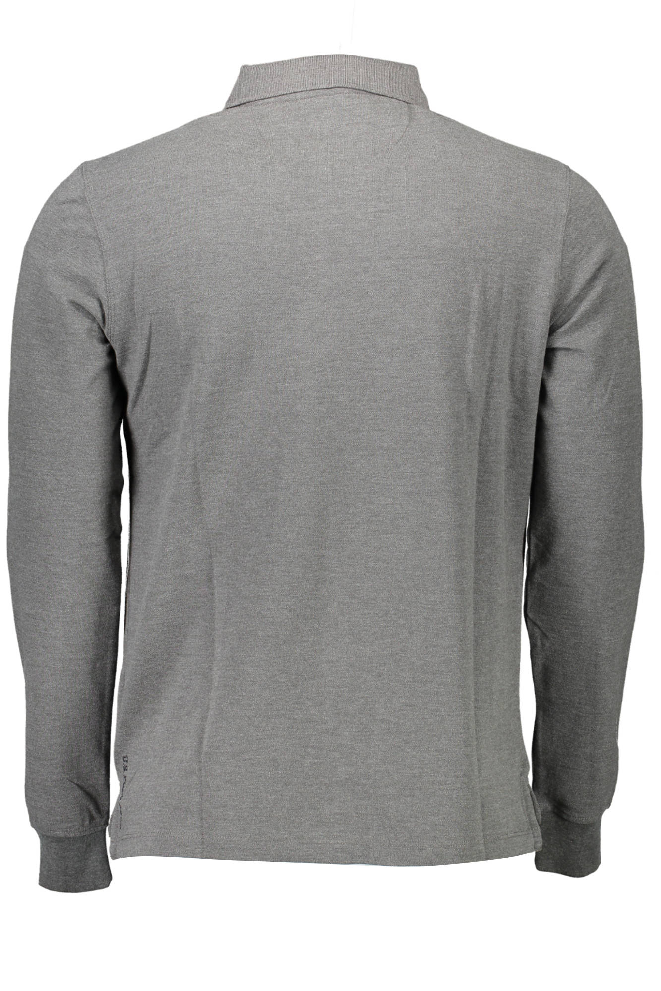 U.S. POLO POLO MANICHE LUNGHE UOMO GRIGIO