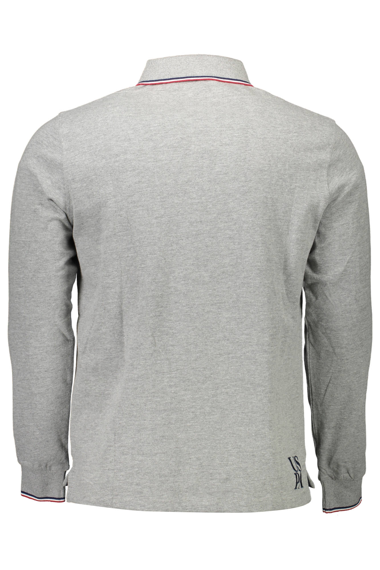 U.S. POLO POLO MANICHE LUNGHE UOMO GRIGIO