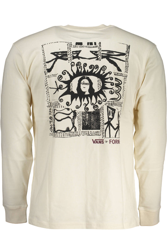 VANS T-SHIRT MANICHE LUNGHE UOMO BIANCO