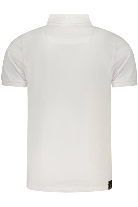 ACCADEMIA MILITARE POLO MANICHE CORTE UOMO BIANCO