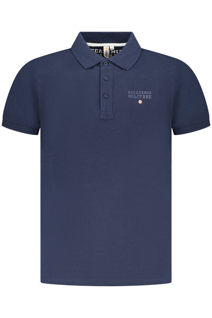 ACCADEMIA MILITARE POLO MANICHE CORTE UOMO BLU
