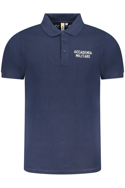 ACCADEMIA MILITARE POLO MANICHE CORTE UOMO BLU