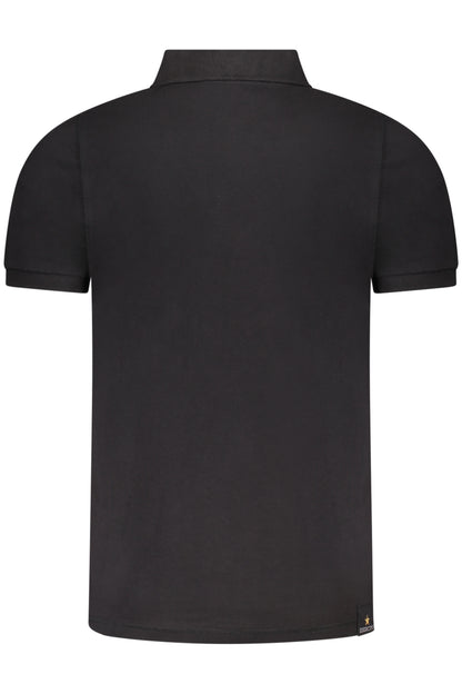 ACCADEMIA MILITARE POLO MANICHE CORTE UOMO NERO