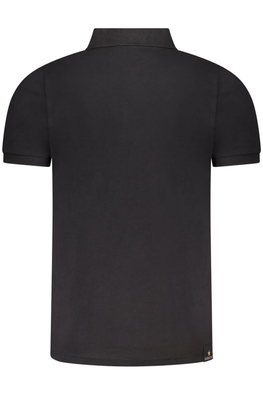 ACCADEMIA MILITARE POLO MANICHE CORTE UOMO NERO