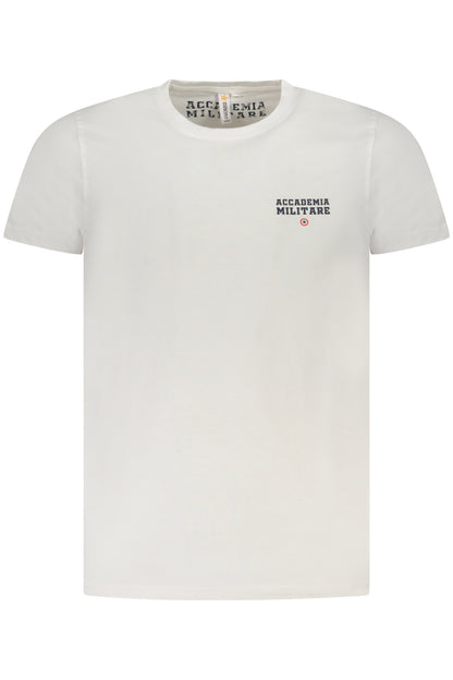 ACCADEMIA MILITARE T-SHIRT MANICHE CORTE UOMO BIANCO