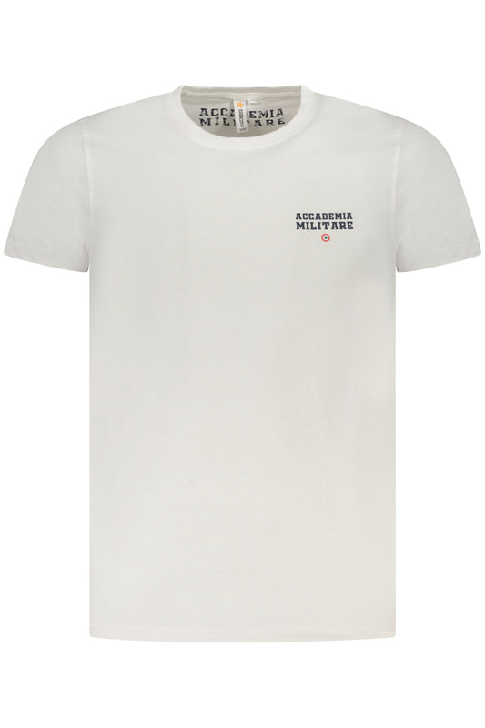 ACCADEMIA MILITARE T-SHIRT MANICHE CORTE UOMO BIANCO
