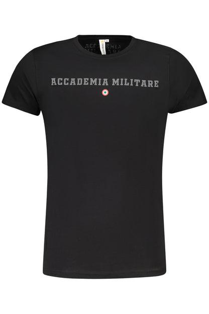 ACCADEMIA MILITARE T-SHIRT MANICHE CORTE UOMO NERO