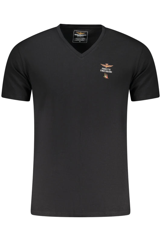 AERONAUTICA MILITARE T-SHIRT ESTERNABILE UOMO NERO