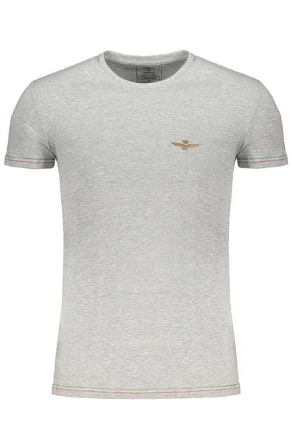 AERONAUTICA MILITARE T-SHIRT MANICHE CORTE UOMO GRIGIO