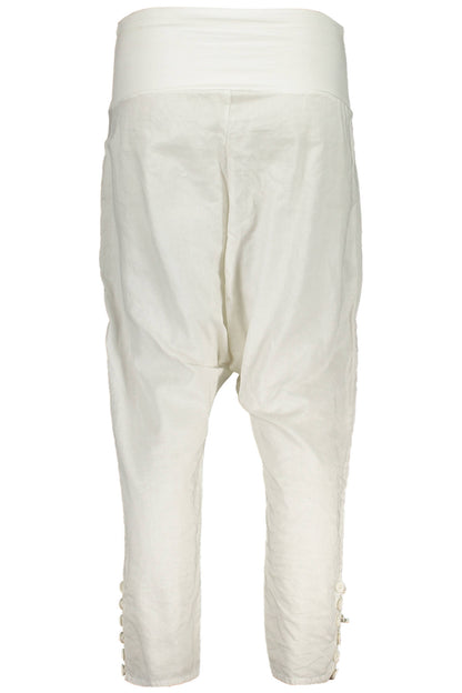 AGATHA PANTALONE DONNA BIANCO