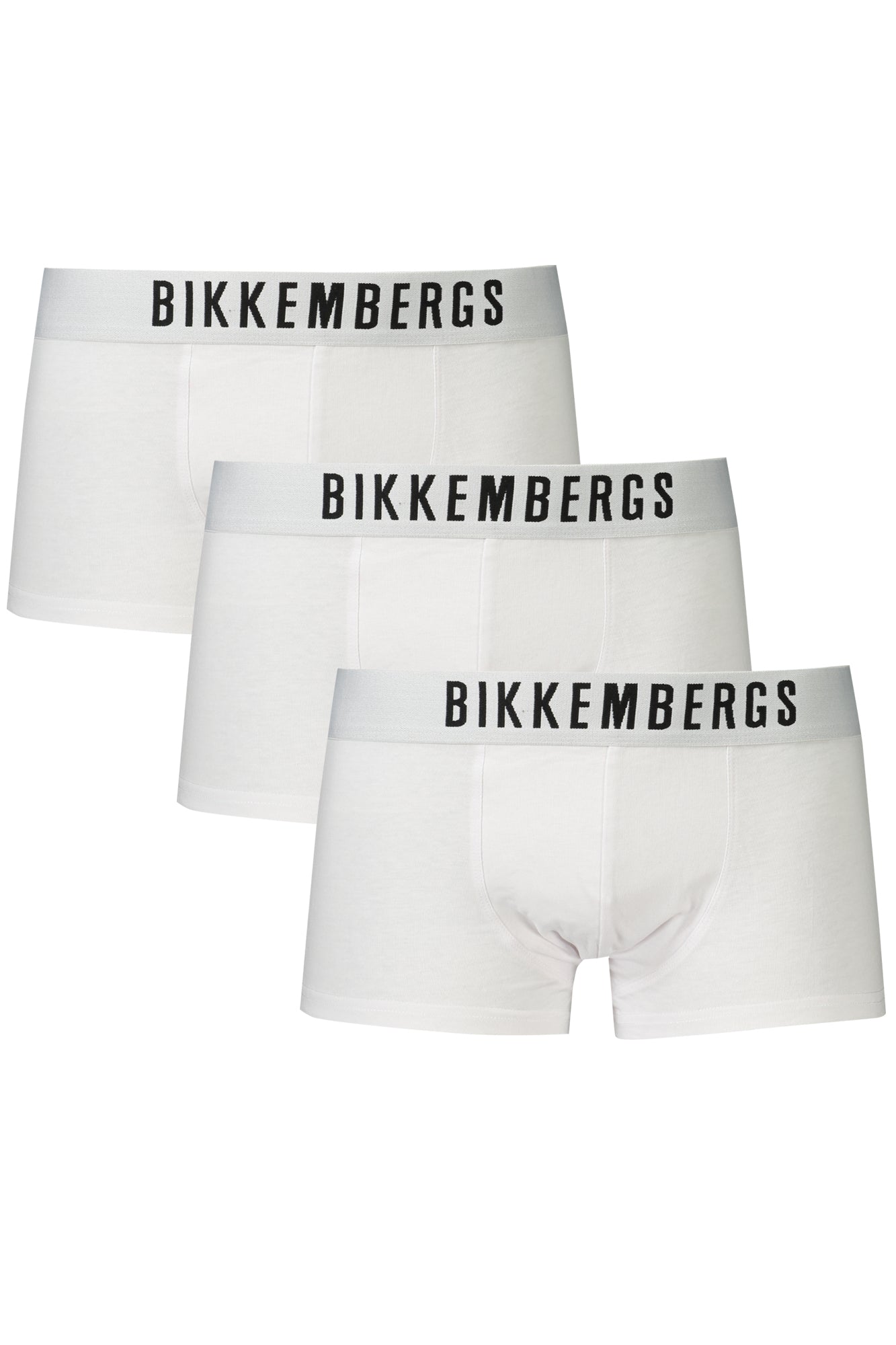 BIKKEMBERGS BOXER UOMO BIANCO