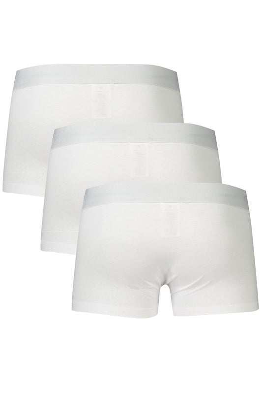 BIKKEMBERGS BOXER UOMO BIANCO