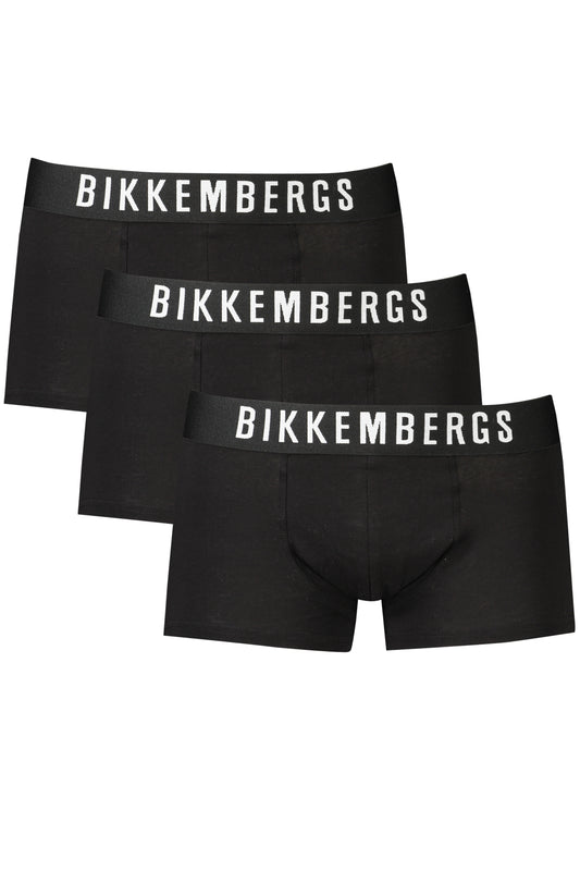 BIKKEMBERGS BOXER UOMO NERO